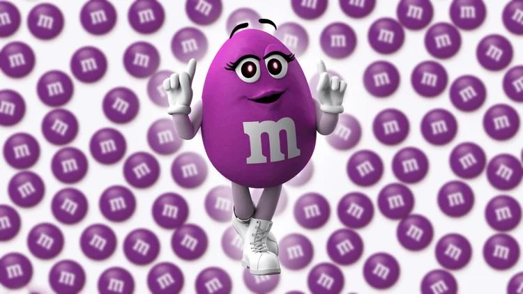 Purple for M&M Advertising for sale